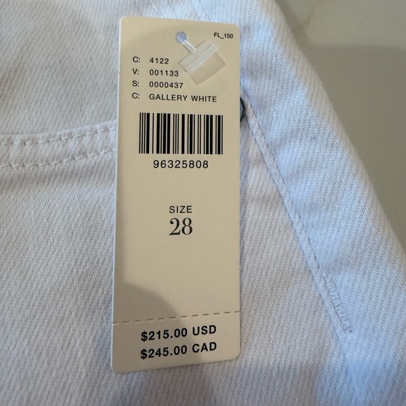 Ag Brinley crop Anthropologie jeans . NWT 28 - Picture 8 of 9